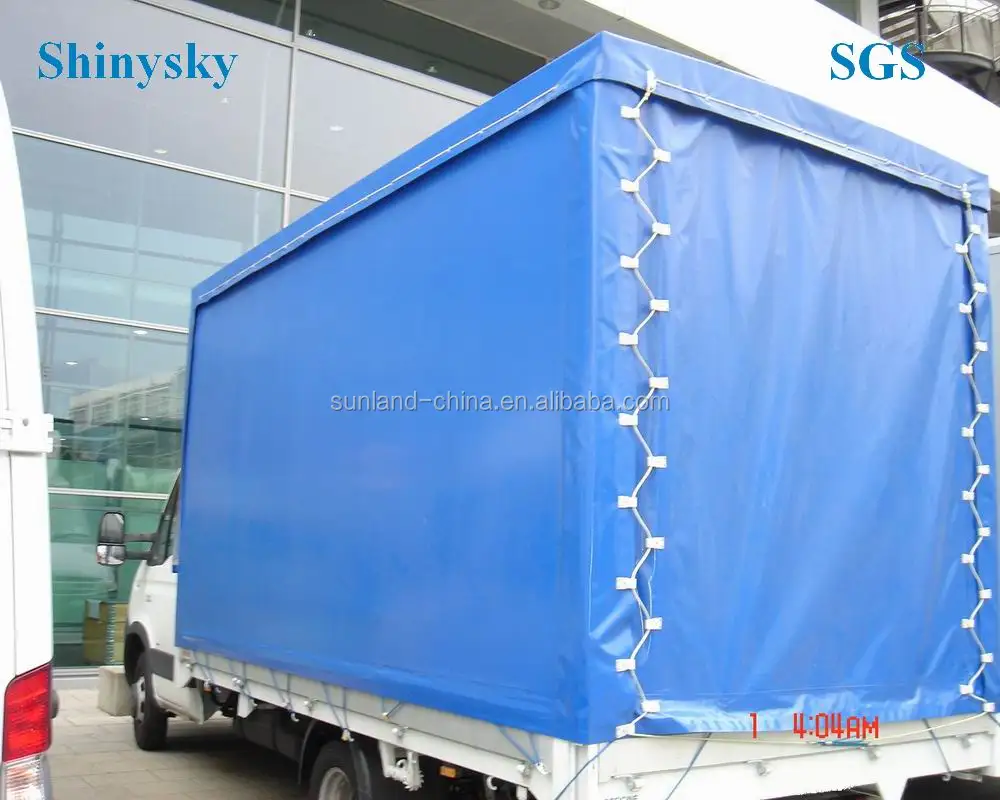 
100% Polyester Plain Woven PVC Raincoat Fabric Waterproof PVC Coated Car Tarpaulin 