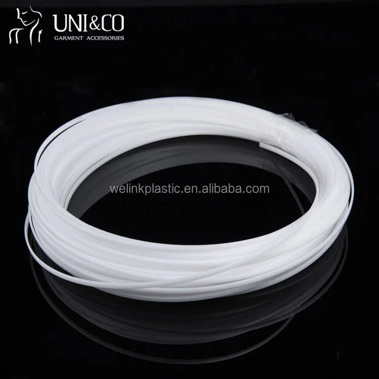 Wholesale Transparent Plastic Boning Used For Bra in Pieces Plastic Bones