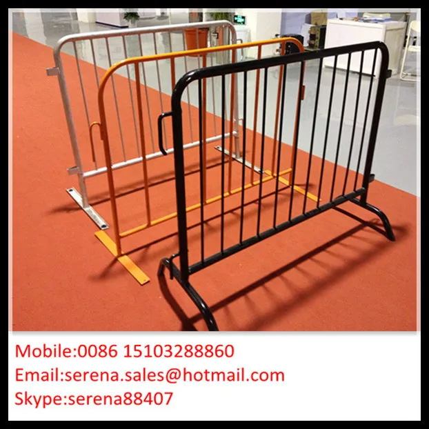 
Pedestrian barriers/galvanised portable fence 