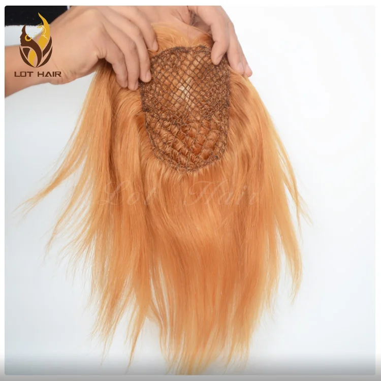 fishnet toupee High quality Virgin European Hair toupee human hair for women