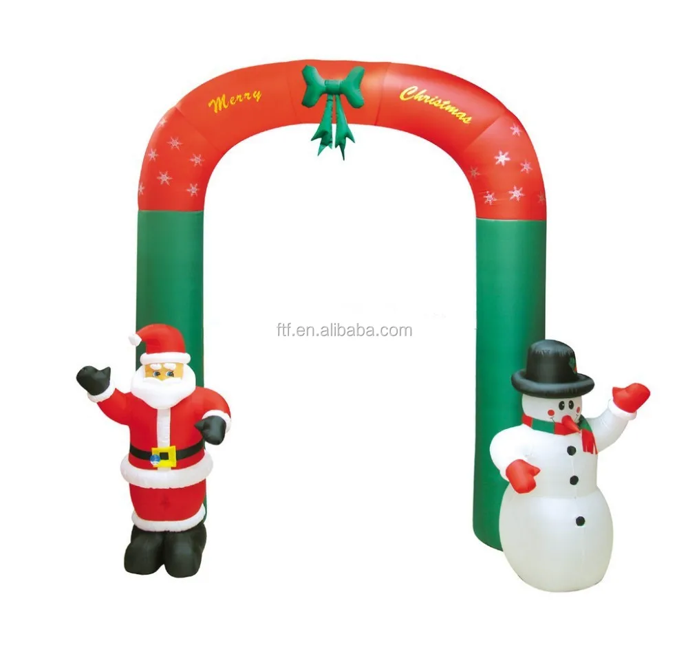 Self Inflatable Kombi Santa Rotate Festive Christmas Lights