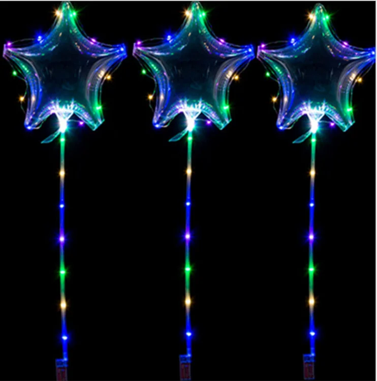 2019 Новый Amazon поставки 18 дюймов, прозрачные круглые Летающий светодиодные лампы в виде шара пузыря и Зорб мяч