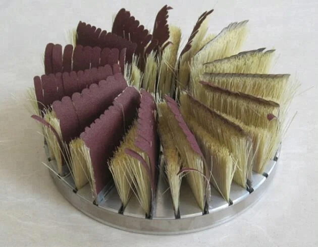 DIsc polishing tampico brush   in handle machine for sanding wood