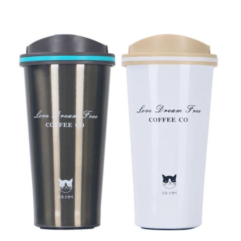 Thermos Mug Coffee Cup with Lid Thermocup Seal Stainless Steel Vacuum Flasks ThermosesThermo Mug for Car