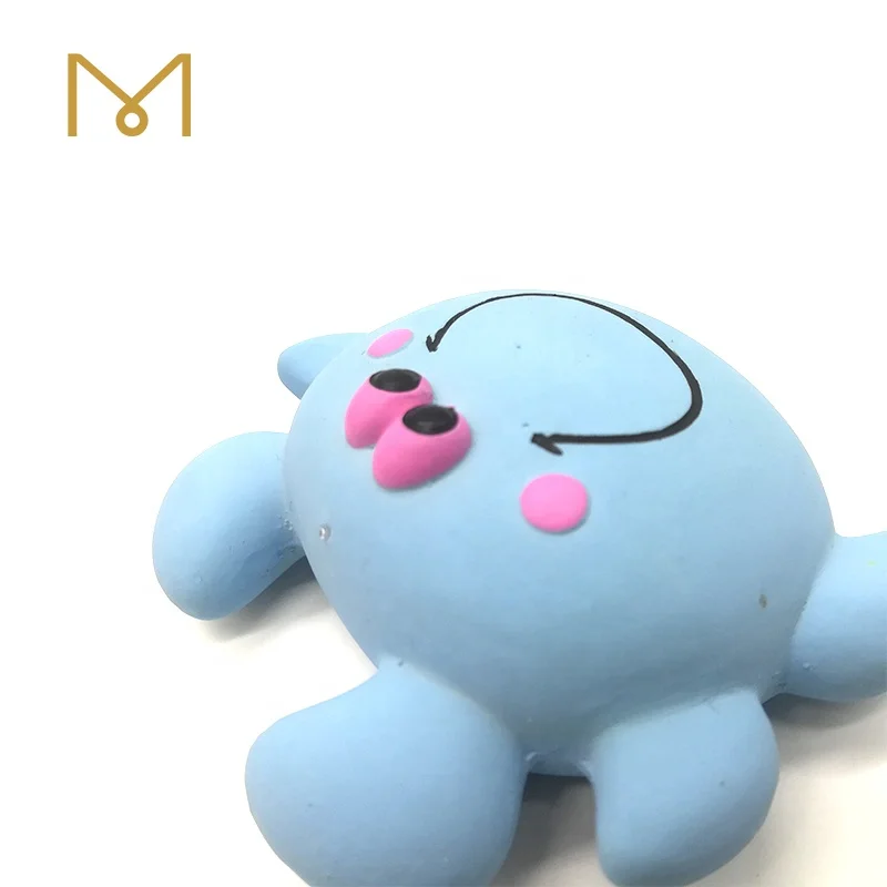 custom Eco-friendly cute rubber blue crab baby bath toy water-proof sealed play water kids toys