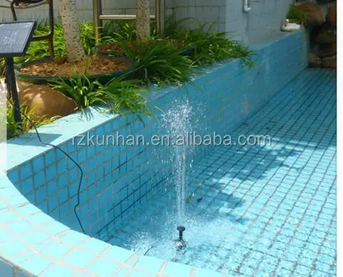 DC12V floating Garden solar submersible Fountain pump solar powered water pump