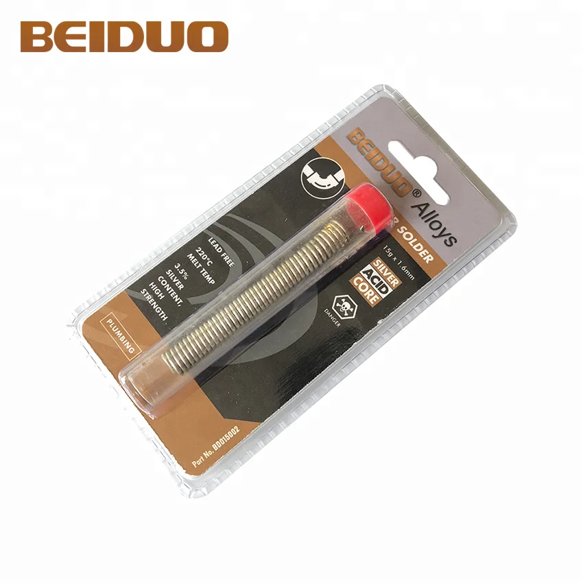 High strength Plumbing solder wire lead free silver tin solder welding wire for copper plumbing