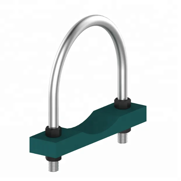U galvanized pipe clamps For large diameter Pipe/ hydraulic pipe clamp