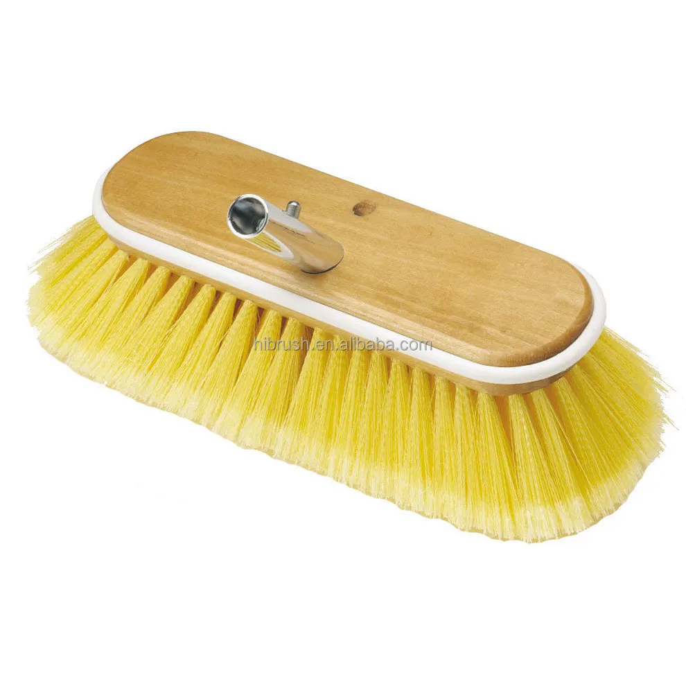 10 дюймов морская щетка с ручкой деревянная щетка для чистки