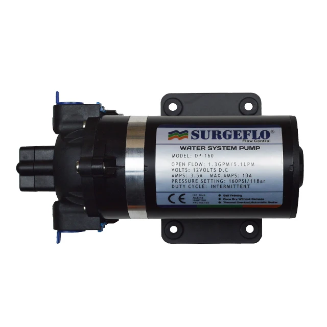 SURGEFLO DP-160 24 volt dc electric motor hand car wash high pressure water injection pump