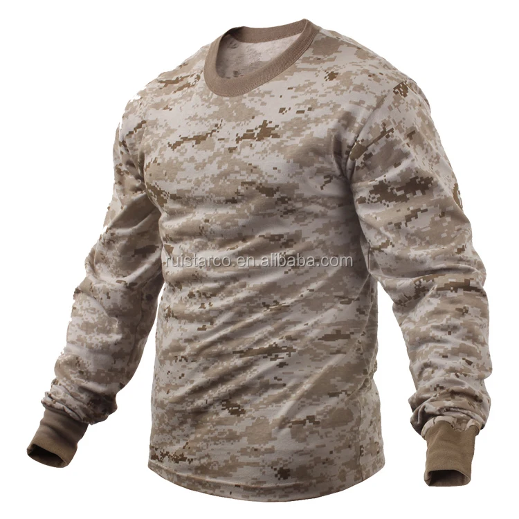 Cotton Camouflage underwear long sleeve