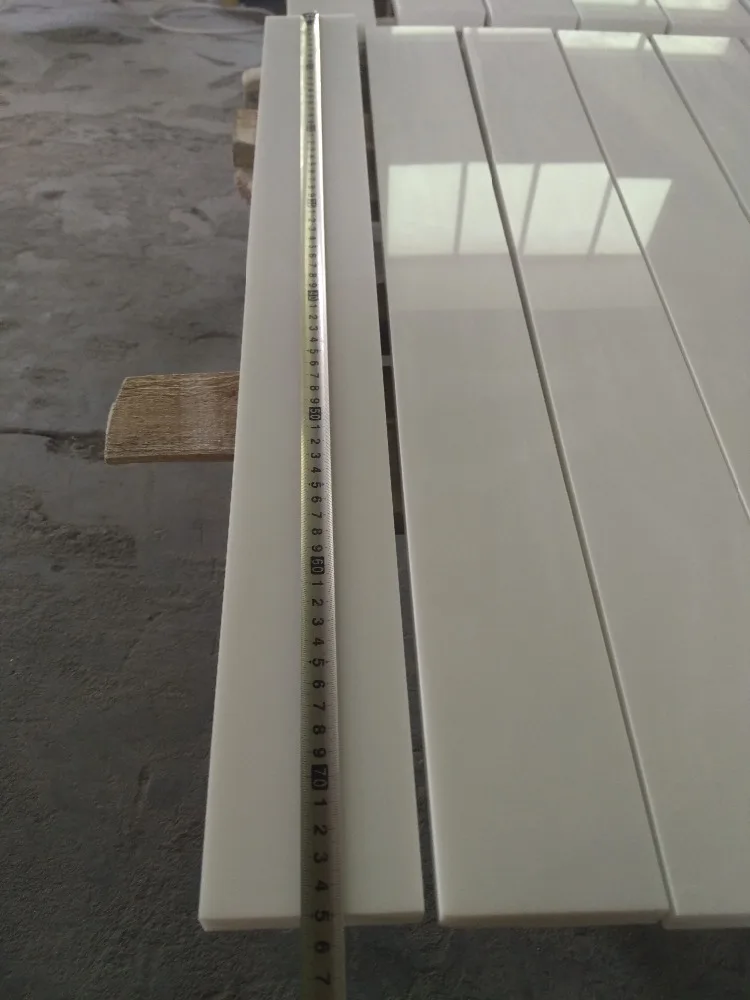 Best price white nano crystallized glass slabs