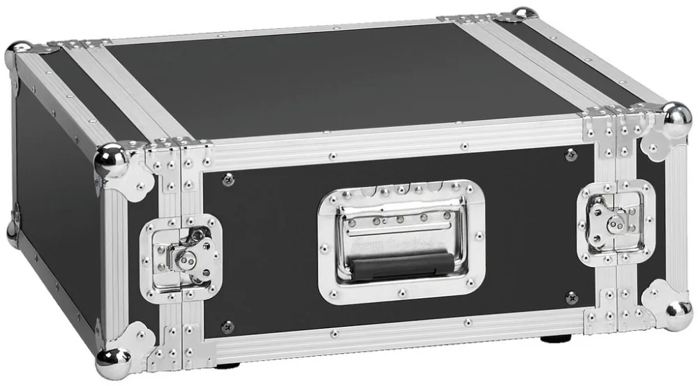 19' INCH 4U SHALLOW FLIGHTCASE PA DJ AUDIO EQUIPMENT RACK CASE