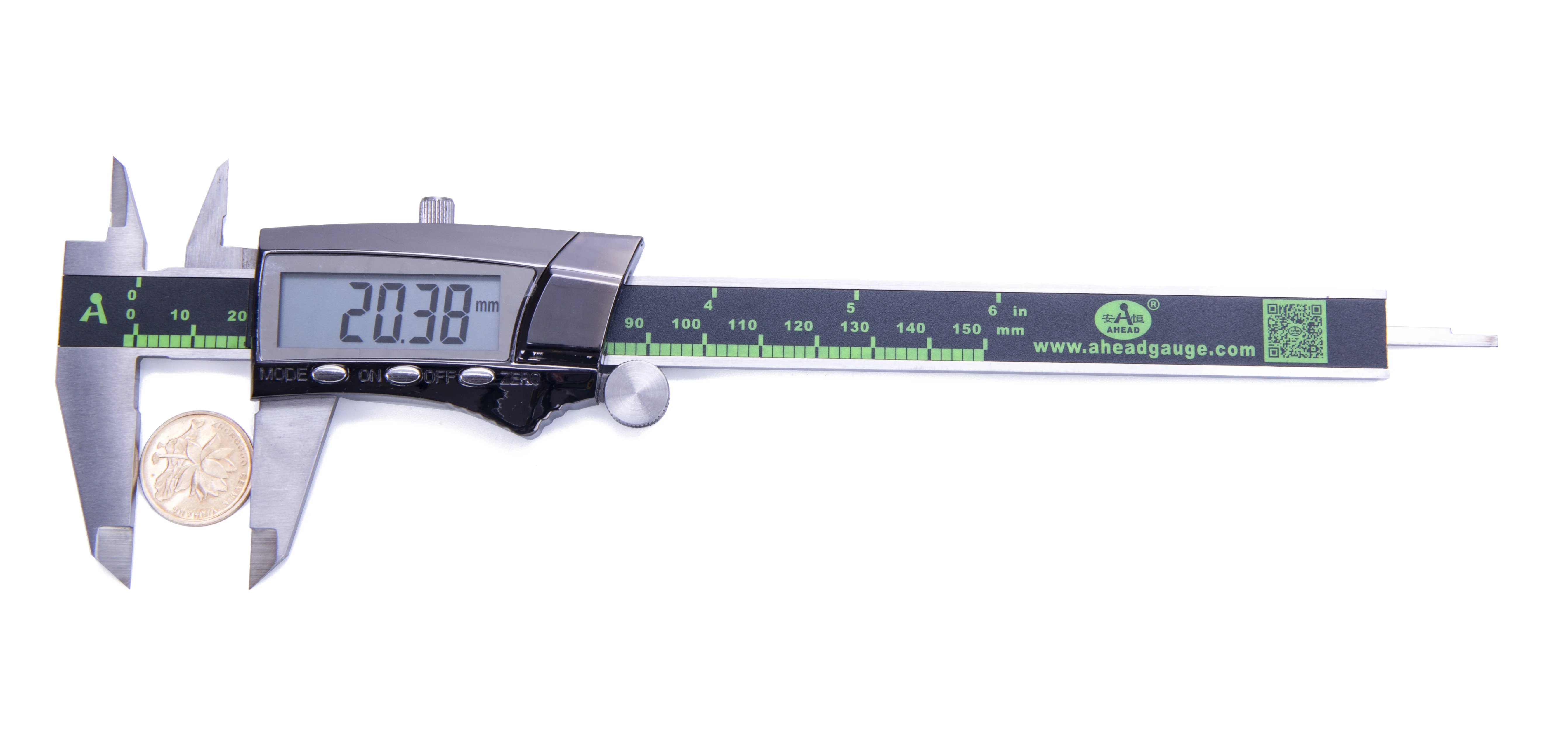 Цифровой Электронный штангенциркуль 0-6 дюймов защита IP54 нержавеющая