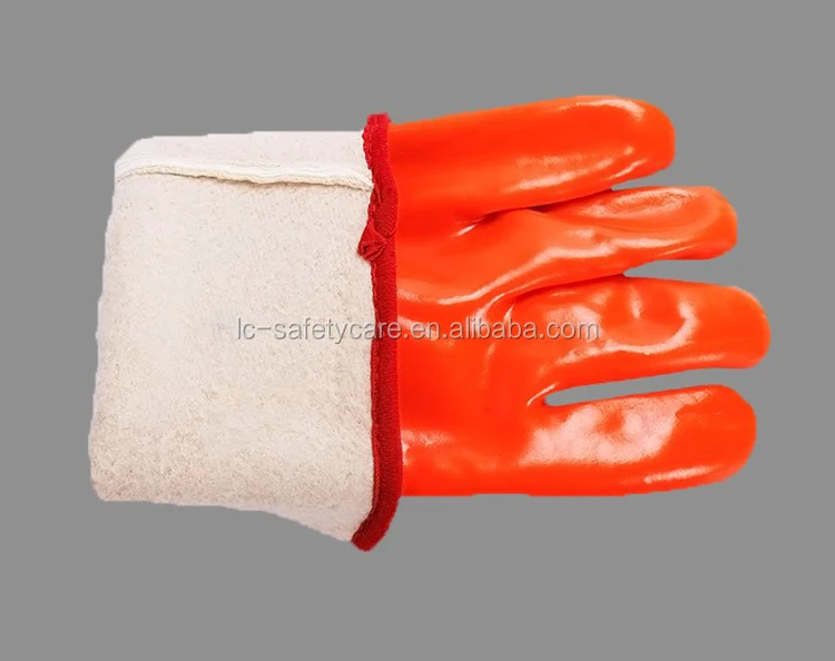 lower temperature resistant PVC work protect gloves waterproof insulated fishing cold storage thermal keep
