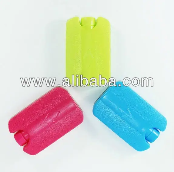 Wholesale high quality hard plastic ice pack reusable hard ice block gel ice pack for cooler bag