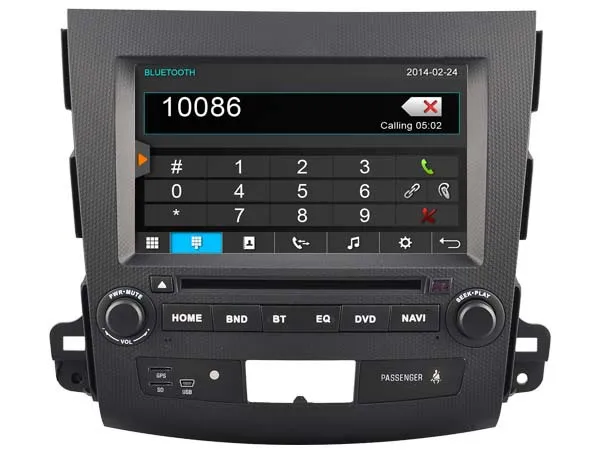 Автомобильный DVD-плеер WITSON для MITSUBISHI OUTLANDER/PEUGEOT 4007(2007-2012)/CITROEN C-CROSSER 256 МГц RAM 128M FLASH автомобильный