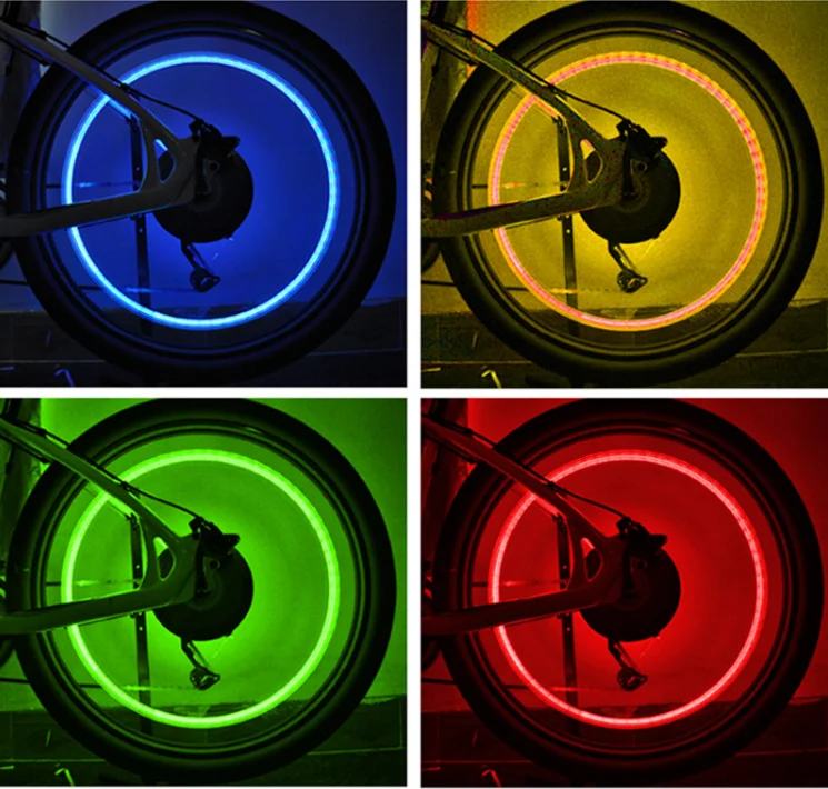 Led Flash Tyre Valve Cap Light Car Bike Bicycle Motorbicycle Wheel Light Tire Light