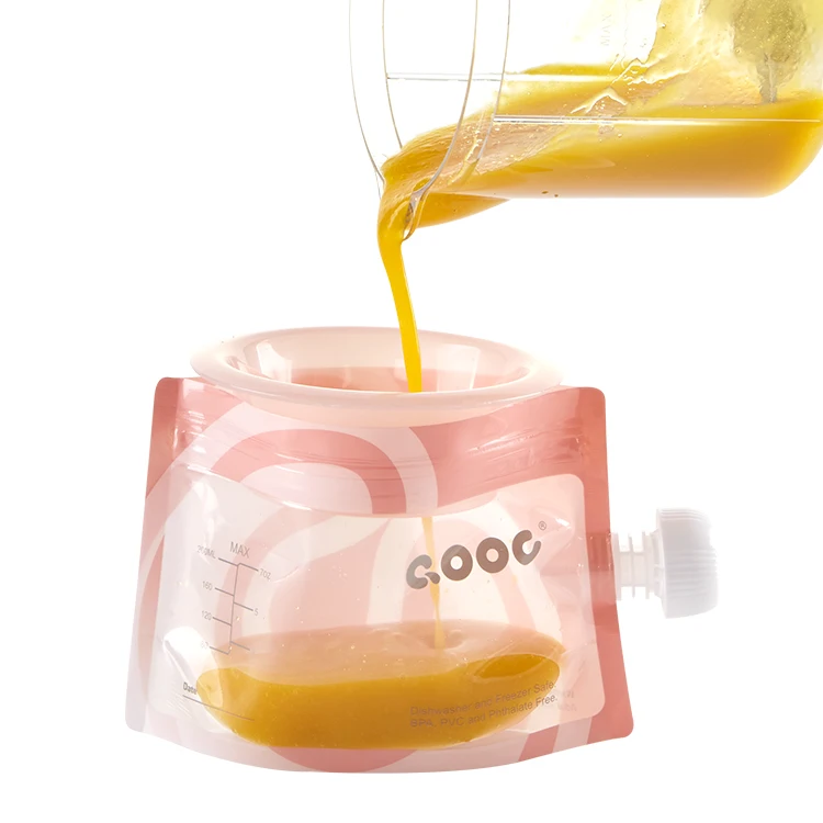 
Popular Color Environmental Reusable Baby Food Pouch 