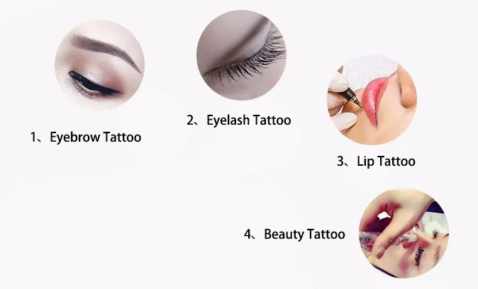 Electric Tattoo Gun permanent makeup digital tattoo machine with CE&ROHS