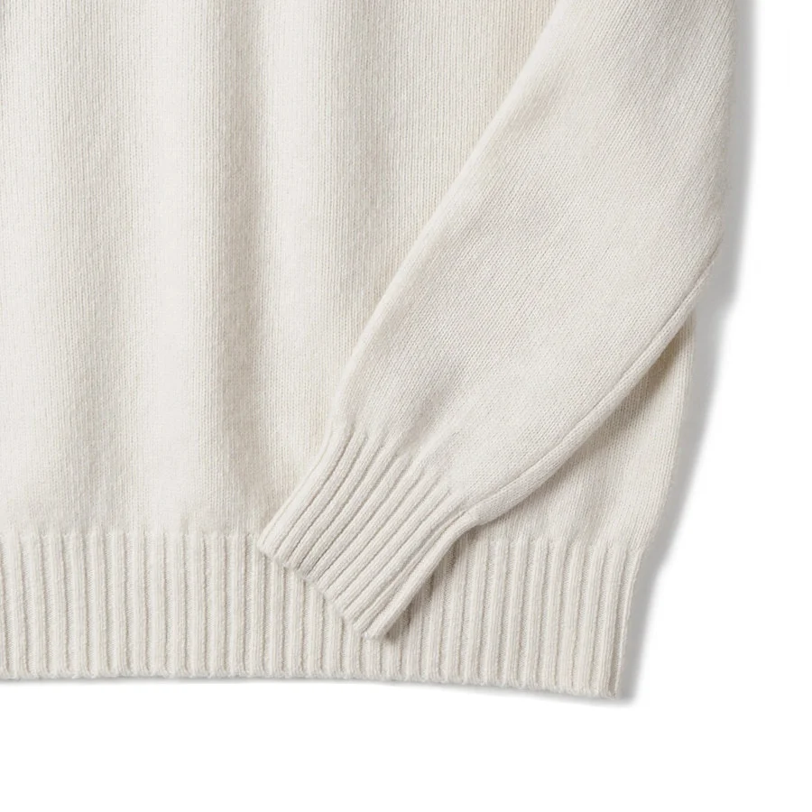 2021 Most Popular New Style High Quality Fashion Soft Turtleneck White Pullover Mens White 100% Wool Sweater