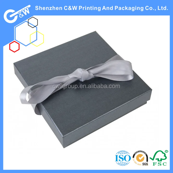 OEM Customize High-end Black Velvet Jewelry Package Gift box