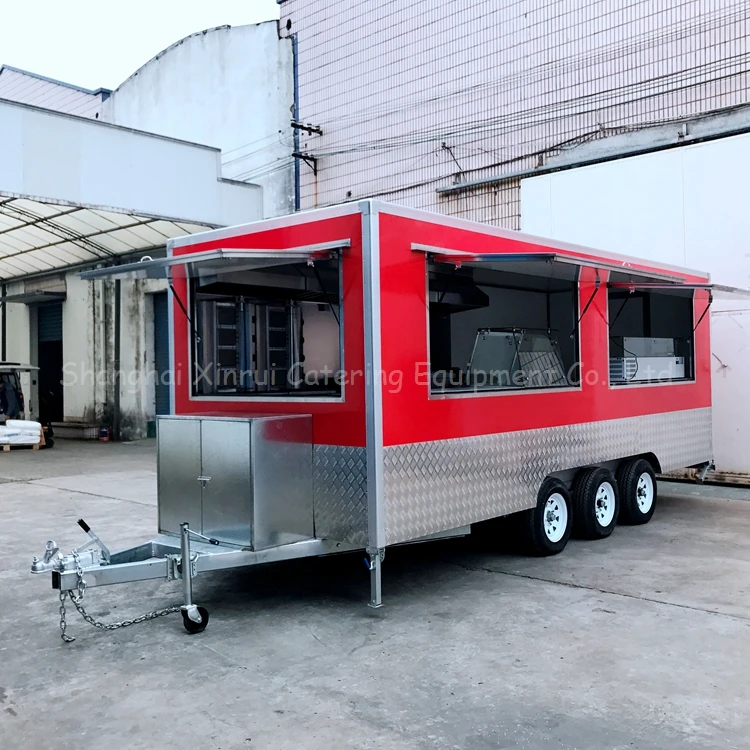 
mobile food trucks cart kitchen refrigerator freezer 
