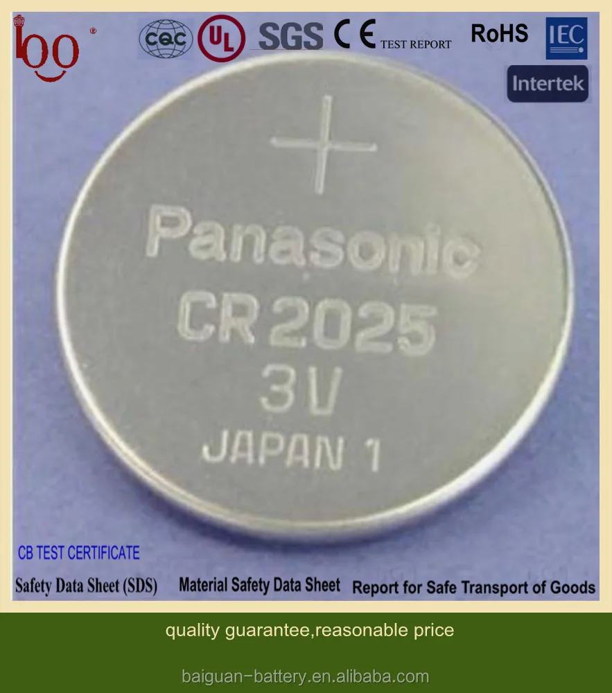 3v lithium button cell CR2016 CR2025 CR2032 battery