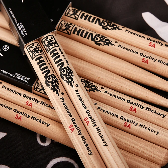 Wood Drumsticks 5A Drum Sticks Wholesale Wooden Sticks