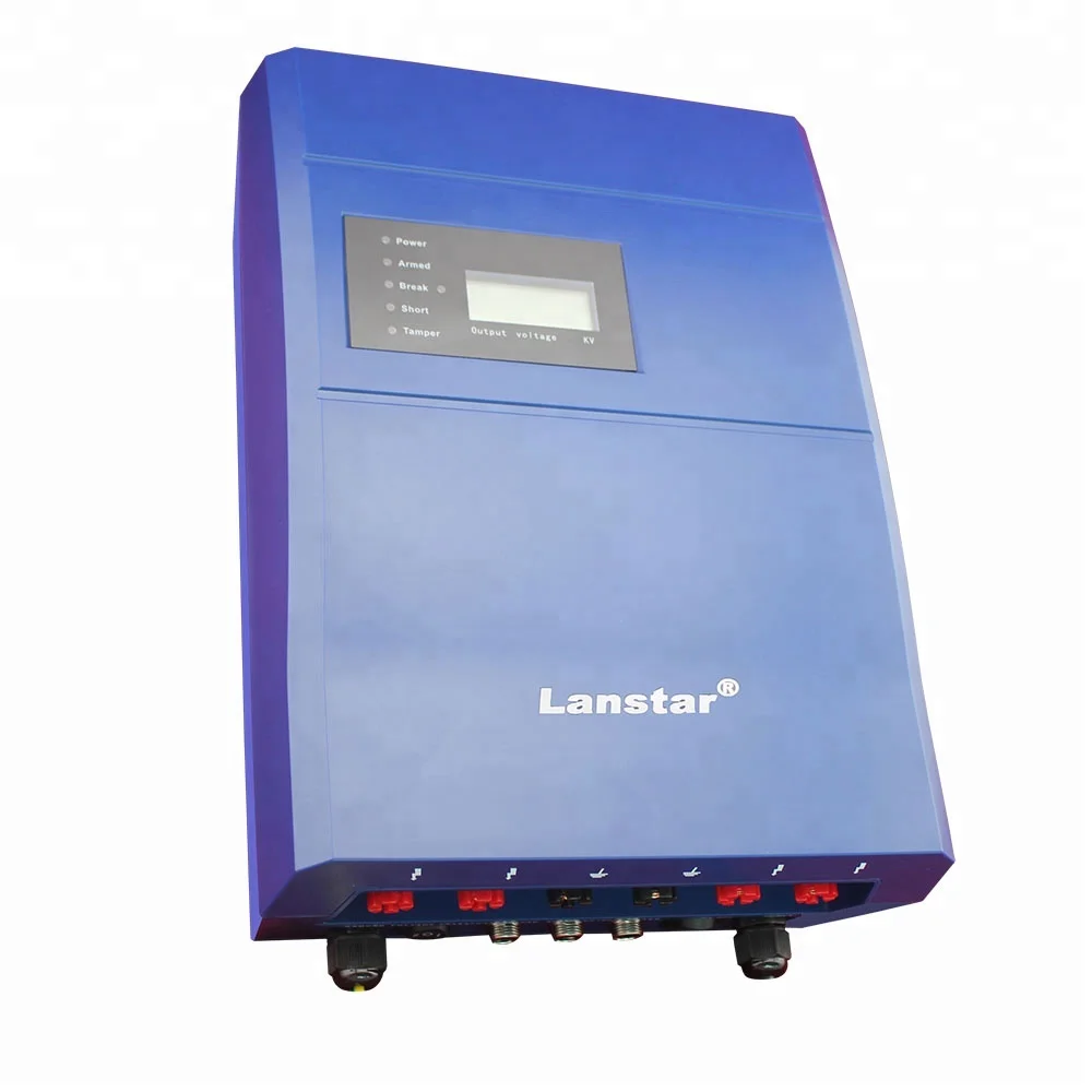 Single Zone Electric Fence Energizer with Alarm for Residential LX-2008SCD