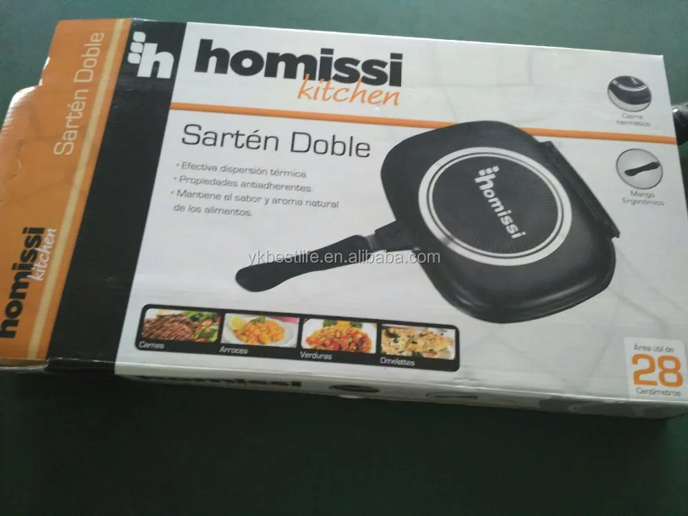 happy call double side grill pan