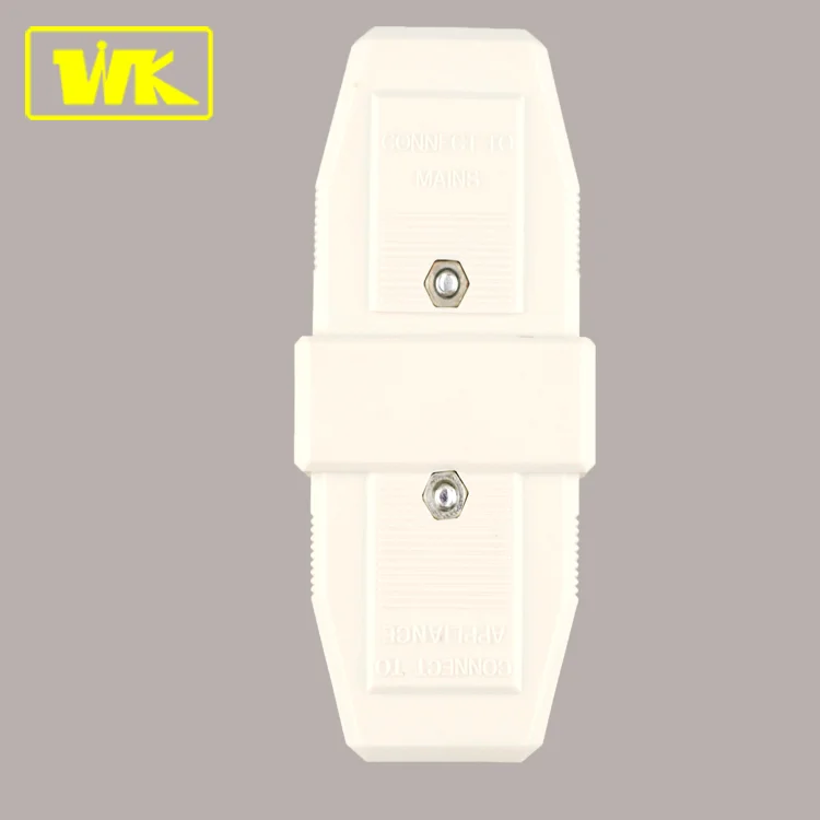 10A Electric Lead 2Pin Nylon Connector Plug & Socket Connector