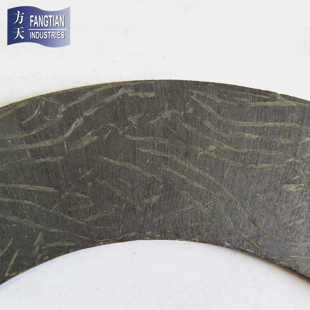 High quality auto parts clutch facing glass fiber clutch facing for trucks