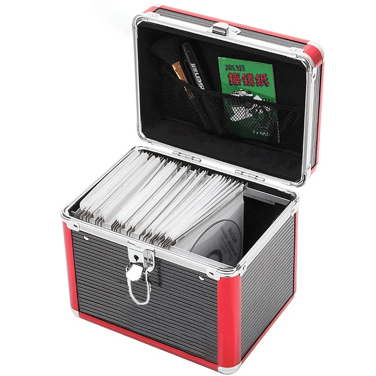 Large custom makeup jewel plastic wooden aluminum 1000 cd case