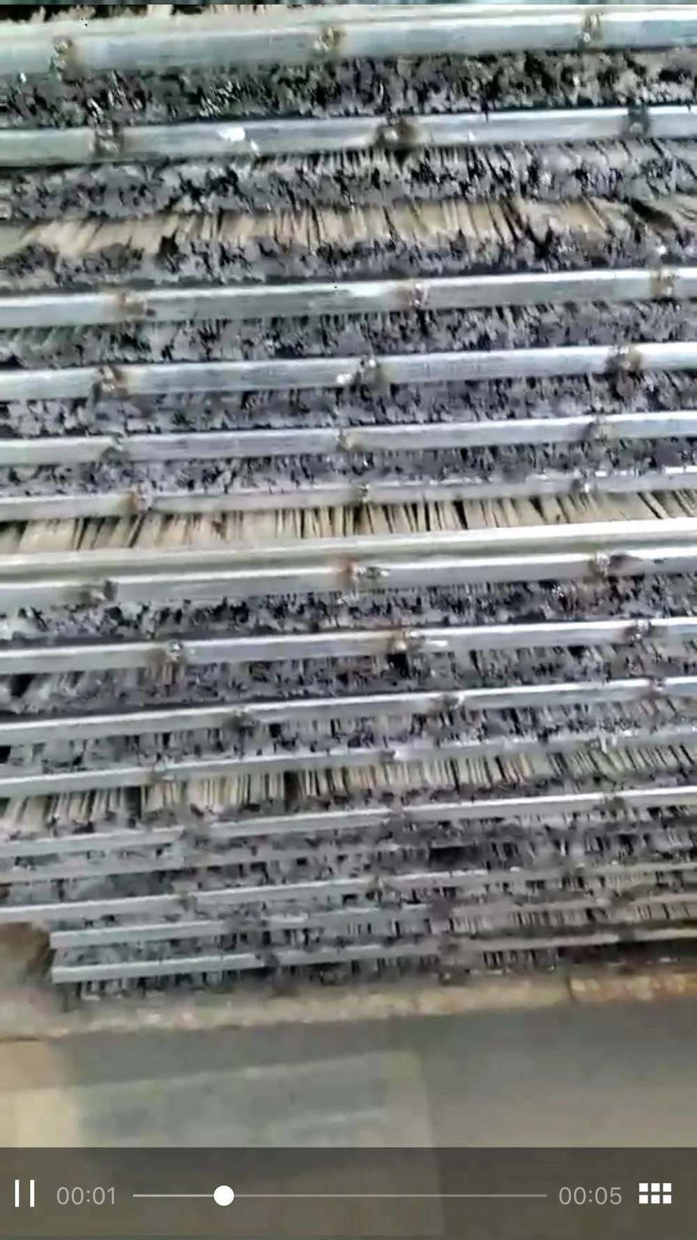 Strip brush for Concrete block machine