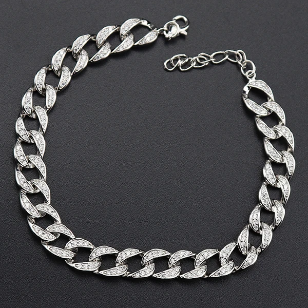 Fashion design bracelet jewelry 925 silver bracelet italy hand chain for men