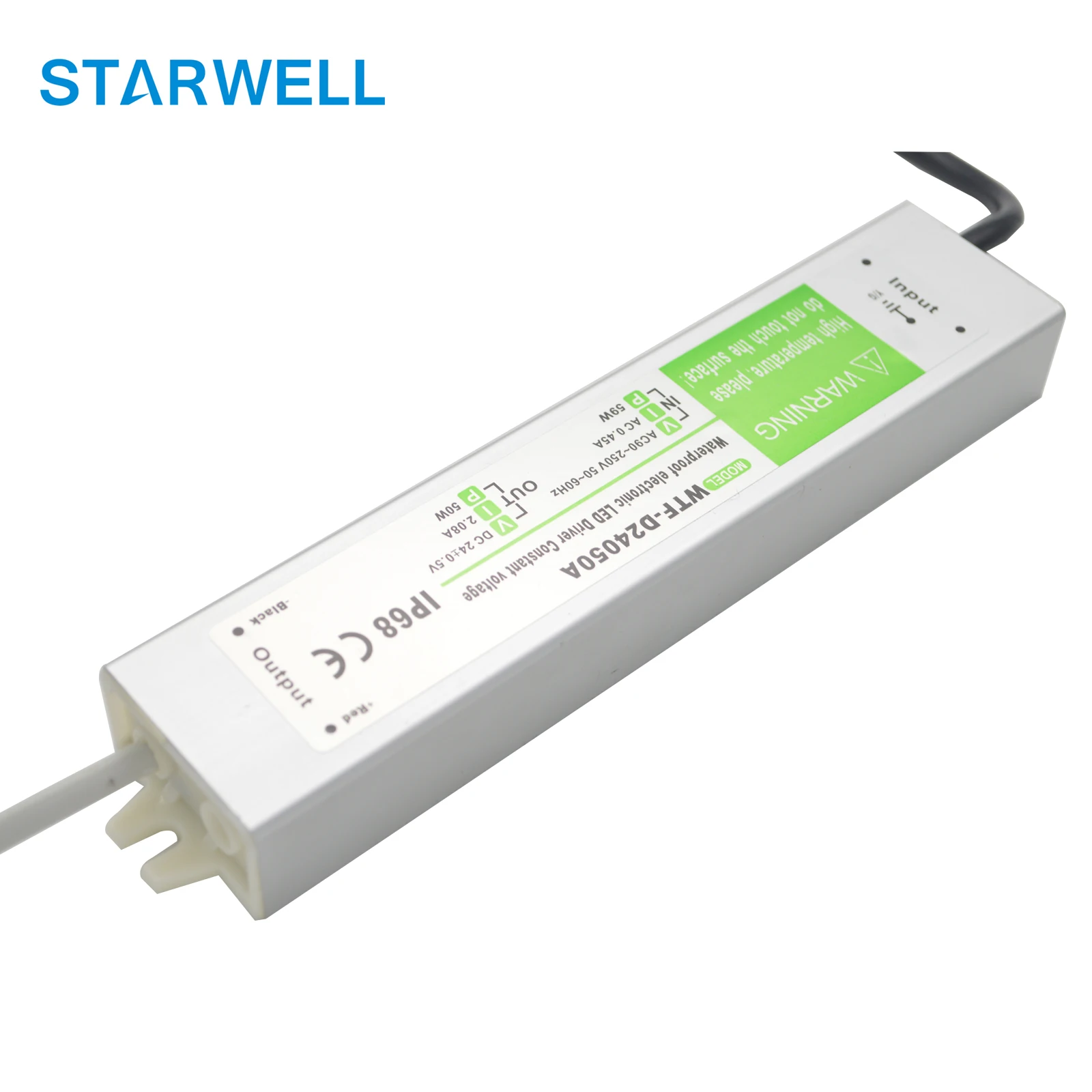  WTF-D12050A 12V / 24V постоянное напряжение Тип 50W IP67 Светодиодный