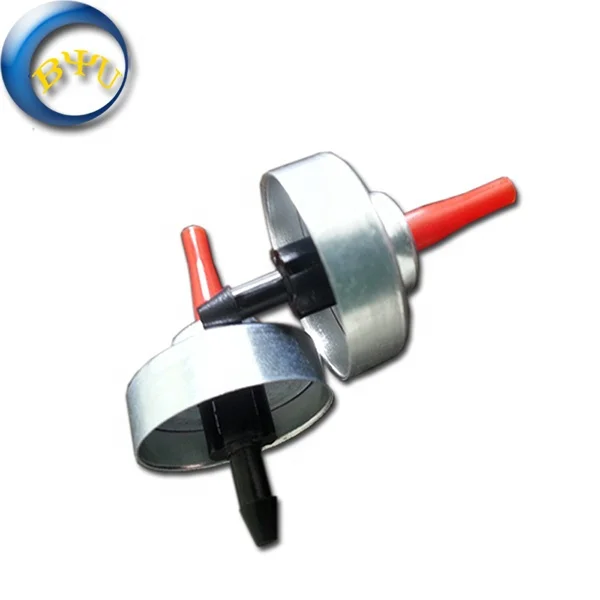 BYU Factory Price 20mm Butane Lighter Gas Spray Valves Adaptor for Metal Aerosol Cans