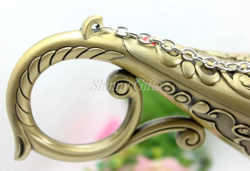 Shinny Gifts Decorative Authentic Big Aladdin Genie Brass Copper Oil Lamp