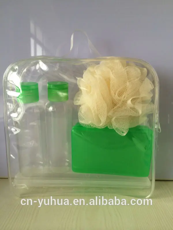 Мини-пластиковой бутылки и бытовой пластмассы для путешествия комплект