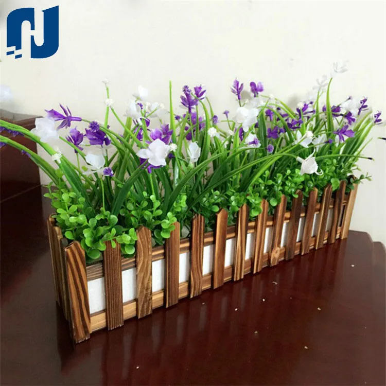 Artificial Flowers,Plants Faux Plastic Greenery Shrubs Indoor Outside Hanging Planter Home Wedding Garden Decor