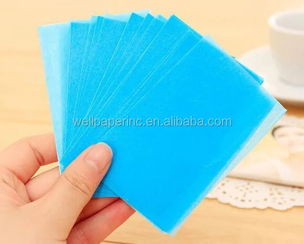 Oil Absorbing Sheets Cosmetic Facial Oil Blotting Paper