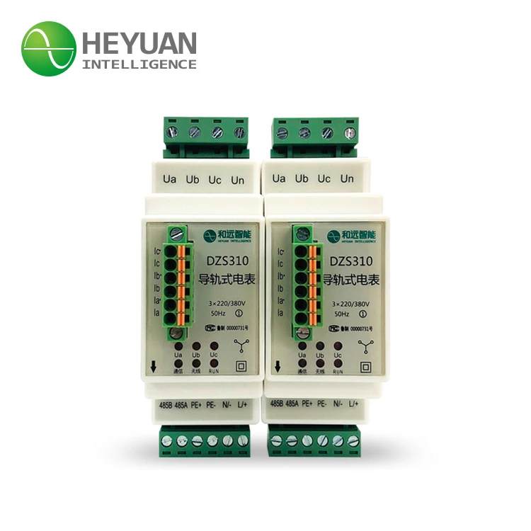 Din Rail RS485 Smart Electric CT 3 Phase 4 Wire Energy Meter