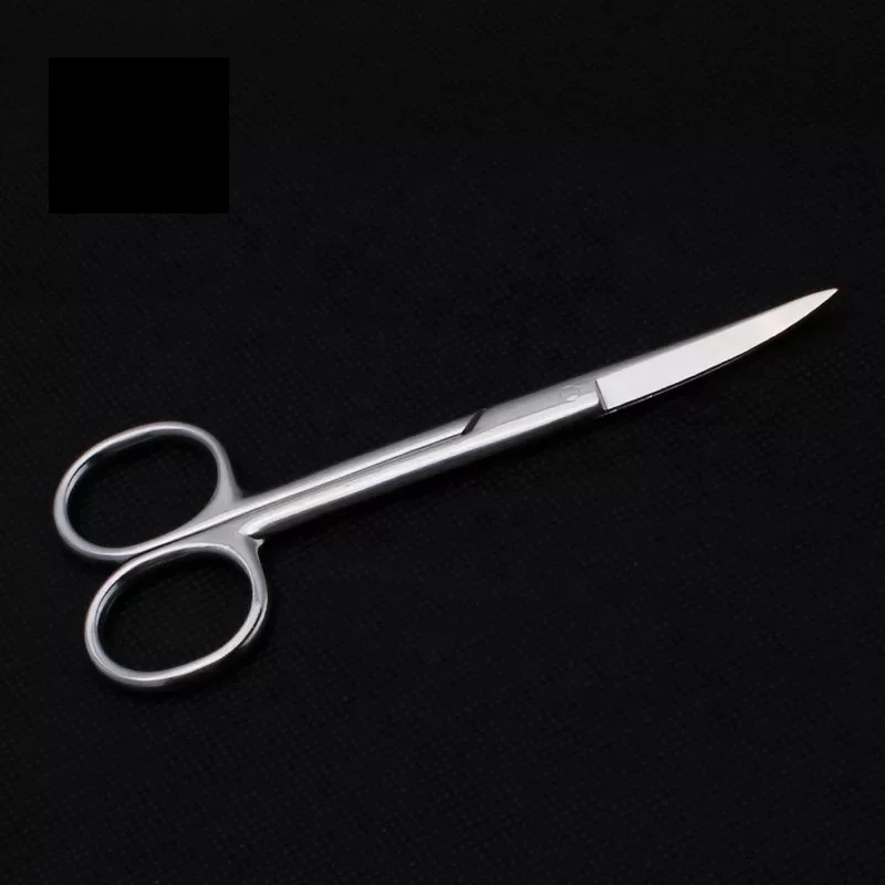 Professional Solingen Sliver Antibiot Surgical Stainless Steel Curved Fine Tip Eyebrow Hair Trimmer Eyelid Tape Cutting Scissors