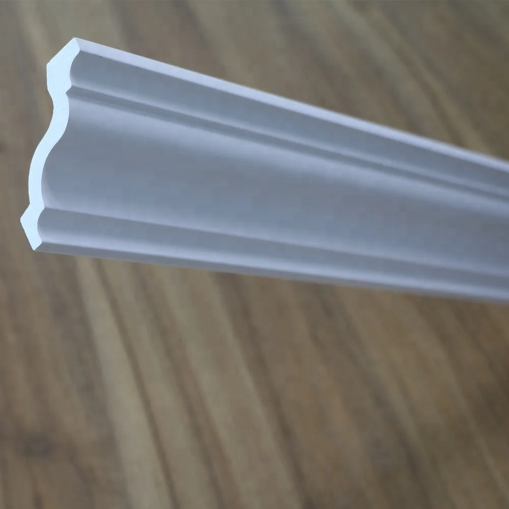 HN-8501B Wholesale PU Plain Ceiling Corner Crown Moulding Polyurethane Decorative Cornice Molding