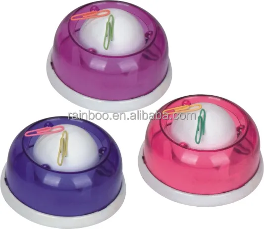 Logo printed Magnetic plastic paper clip dispenser