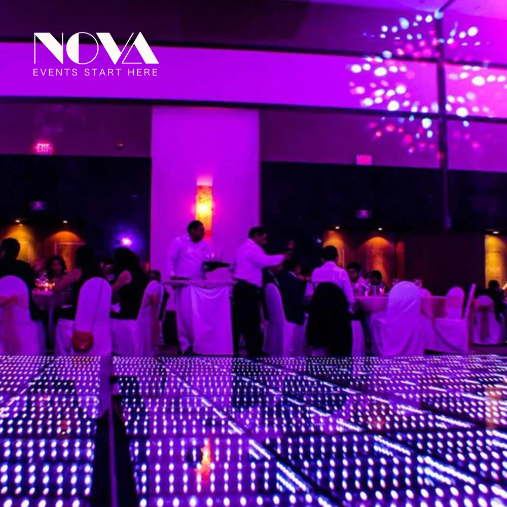NOVA New Products Led 3d Optical Illusions Led Mirror Led Dance Floor/dance Floor