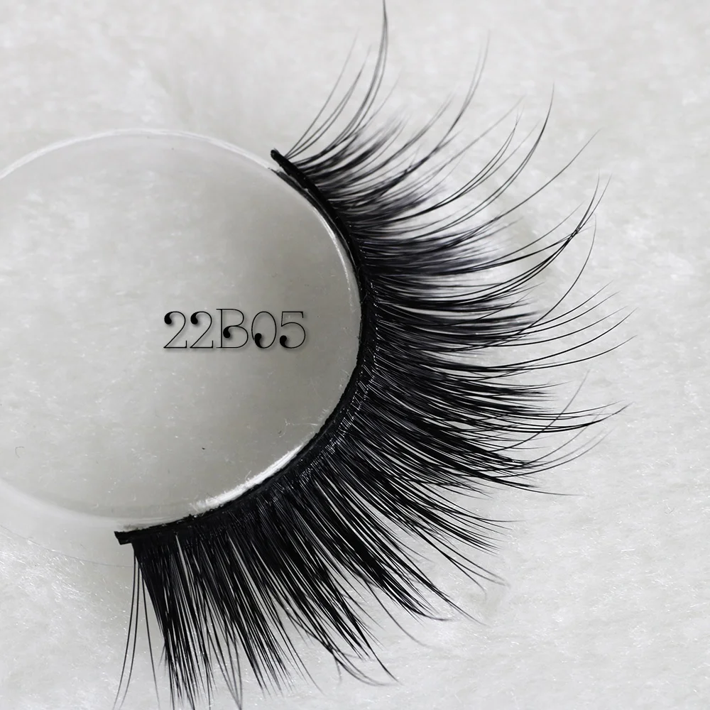 Wholesale Muti Colored Eyelash  Premium Korea 0.07 Fiber Ombre Eyelashes 3D Silk Lashes