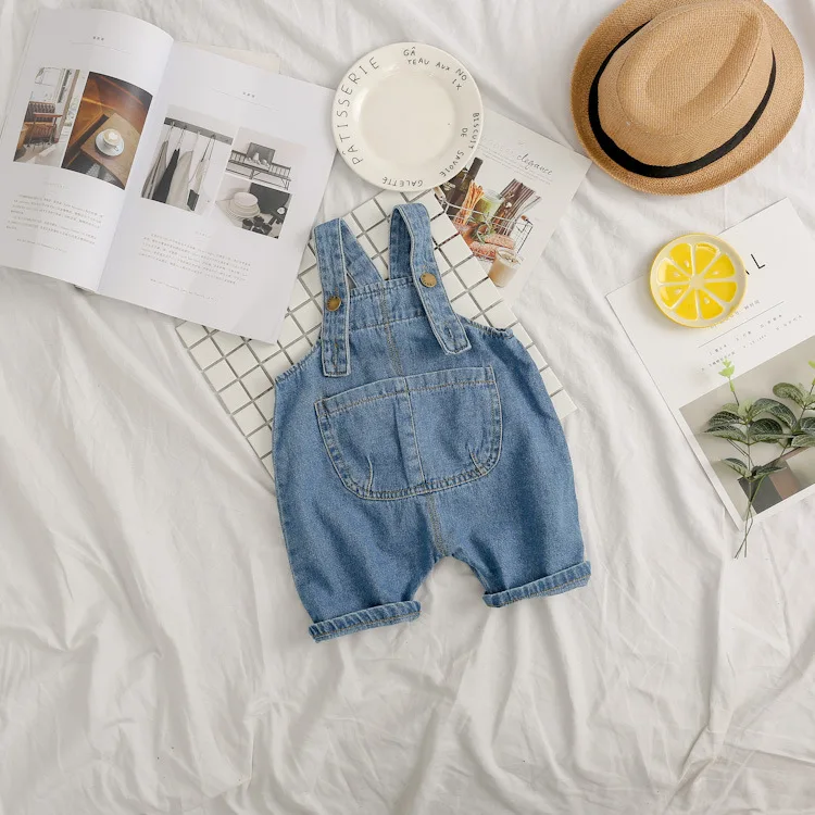 Эксклюзивные детские джинсовые короткие брюки Ivy10004G, модные джинсовые комбинезоны, детские летние брюки