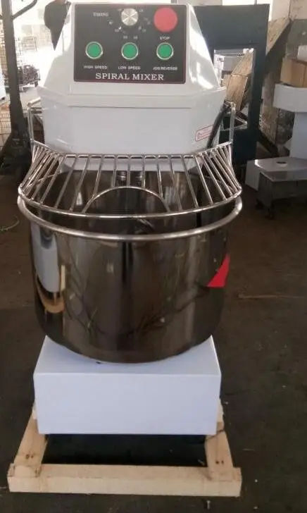 AIibaba Recommend* Commercial English Panel Double Speed Spiral Dough Mixer 30L